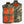 Mobile Warming camo heated vest showing front and back heating elements