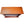 Top view of World Marketing electric fireplace with wood grain finish