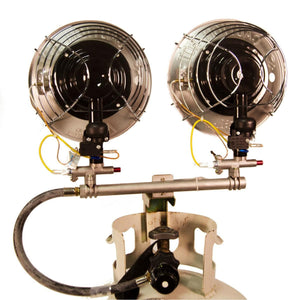 World Marketing dual head propane tank heater