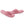 Acorn pink terry cloth thong slippers