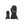 Lenz black heated mittens with zippered battery compartment