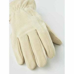 Beige Hestra suede glove