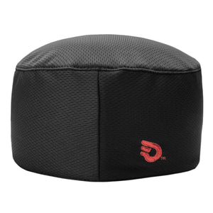 Black mesh skull cap with red DeMarini logo
