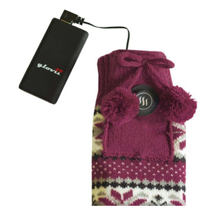 Glovii GQ5L Heated Slippers with Socks