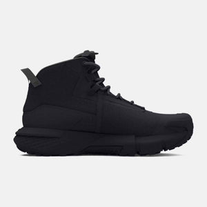 Under Armour black high top athletic sneaker