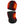 ActionHeat black beanie and neck gaiter set with orange heating element graphics