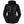 Gerbing black softshell hooded jacket with chest pocket and front zipper