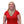 Woman wearing a tan Polar Products neck cooling wrap