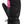 Gordini black and pink insulated winter mitten with wrist strap