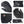 Gerbing heated glove details showing fabric texture, leather palm, adjustable strap, and power button
