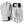 Hestra white leather gloves with black wrist cuffs