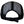 Back view of a black Headsweats mesh performance cap with adjustable buckle strap
