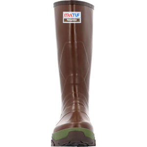 Brown Xtratuf neoprene tall rubber boot
