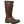 Brown Xtratuf rubber work boot with green sole