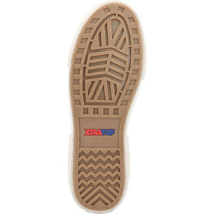 Xtratuf shoe sole with chevron tread pattern