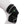 Black Healthy knee brace with grey trim worn on a bent leg