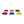 Gerbing assorted automotive blade fuses in various colors and amperage ratings