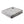 Folded grey heated fleece blanket with a black control button