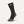 Sealskinz black mid-calf sock with grey heel and toe