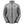 Grey softshell heated jacket with front zipper and high collar