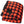 Gobi Heat orange and black plaid heated blanket with battery pack
