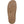 Brown Acorn slipper outsole with textured tread pattern