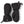 Hestra black insulated winter mittens with adjustable wrist straps and drawstring cuffs