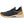 Muck black and grey lace up sneaker with tan heel and beige midsole