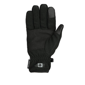 Seirus black fleece glove with touchscreen compatible fingertip