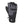 Kombi black and grey insulated winter glove with velcro wrist strap
