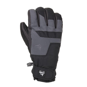 Kombi black and grey insulated winter glove with velcro wrist strap