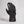 Black Swany leather glove with zippered pocket and Triplex Alpha branding