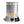 World Marketing silver portable propane heater with control knob and warning label