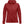 FjallRaven red hooded zip up fleece jacket with chest pocket