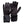 Mobile Warming black heated gloves with power button on cuff