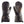 Zanier black heated mittens with adjustable wrist strap and zipper pocket