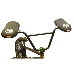 Bar Mitts handlebar covers installed on a bicycle