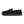 Cloud Nine Sheepskin black suede moccasin slipper with lace detail