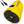 Zone Tech yellow handheld portable ice scraper with USB charging cable